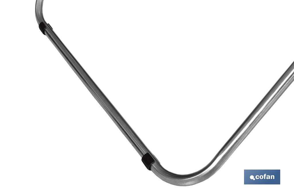 TENDEDERO SUELO CON ALAS PLEGABLES ACERO INOXIDABLE  18 m