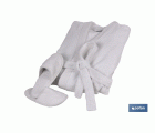 ALBORNOZ BLANCO GR.500/M2 GAMA PALOMA TALLA S