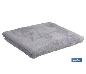 Toalla de tocador Modelo Perlan | Color Gris perla | 100% algodón | Gramaje 580 g/m² | Medidas 30 x 50 cm