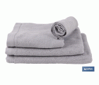 TOALLA TOCADOR GRIS PERLA GR.580/M2 GAMA PERLAN 30X50cm