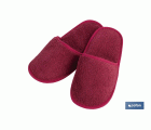 Zapatillas de Baño | Modelo París | Color Burdeos | 100% Algodón | Gramaje 500g/m² | Talla M o L
