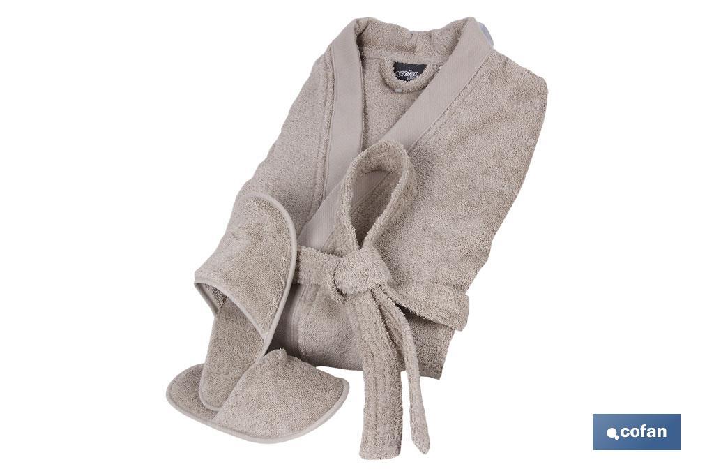 ALBORNOZ BEIGE GR.500/M2 MODELO ABISINIA TALLA S