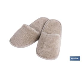 Zapatillas Baño | Modelo Abisinia | Color Beige | 100% Algodón | Gramaje 500g/m² | Talla M o L