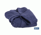 Albornoz | Modelo Marín | Color Azul Marino | 100% Algodón | Gramaje 500g/m² | Varias Tallas