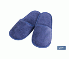 Zapatillas Baño | Modelo Marín | Color Azul Marino | 100% Algodón | Gramaje 500g/m² | Talla M o L