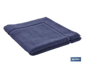 Alfombra Baño | Modelo Marín | Color Azul Marino | 100% Algodón | Gramaje 1000g/m² | Medidas 60 x 60 cm