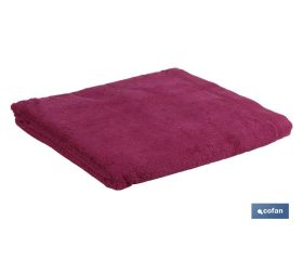 Toalla de tocador | Modelo Mar Rojo | Color Púrpura | 100% Algodón | Gramaje 580g/m² | Medidas 30 x 50 cm