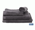 TOALLA LAVABO GRIS ANTRACITA GR580/M2  MODELO PIEDRA 50X100cm