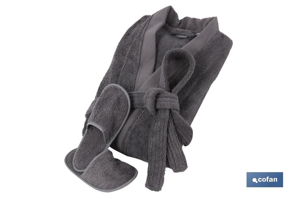 ALBORNOZ GRIS ANTRACITA GR.500/M2 MODELO PIEDRA TALLA S