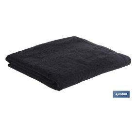 Toalla Tocador | Modelo Brillante | Color Negro | 100% Algodón | Gramaje 580g/m² | Medidas 30 x 50 cm