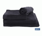 TOALLA DUCHA NEGRO GR.580/M2 MODELO BRILLANTE 70X140cm