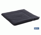 Alfombra Baño | Modelo Brillante| Color Negro | 100% Algodón | Gramaje 1000g/m² | Medidas 60 x 60 cm