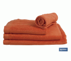 TOALLA LAVABO ORANGE  GR.580/M2  MODELO AMANECER 50X100cm