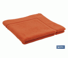 Alfombra Baño | Color Orange | Modelo Amanecer | 100% Algodón | Gramaje 1000g/m² | Medidas 60 x 60 cm