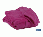 Albornoz en | Color Fucsia | Modelo Primavera | 100% Algodón | Gramaje 500g/m² | Varias Tallas