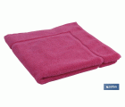 Alfombra Baño | Color  Fucsia | Modelo Primavera | 100% Algodón | Gramaje 1000g/m² | Medidas 60 x 60 cm