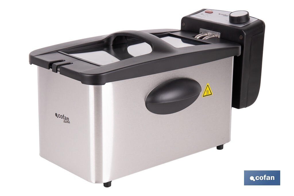 FREIDORA ELECTRICA ACERO INOXIDABLE 3L 2000W