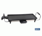 PLANCHA DE ASAR ELECTRICA 2000W 45 X 25 X 7 CM