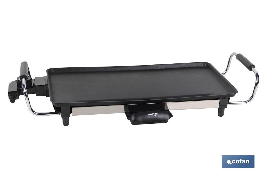 PLANCHA DE ASAR ELECTRICA 2000W 45 X 25 X 7 CM