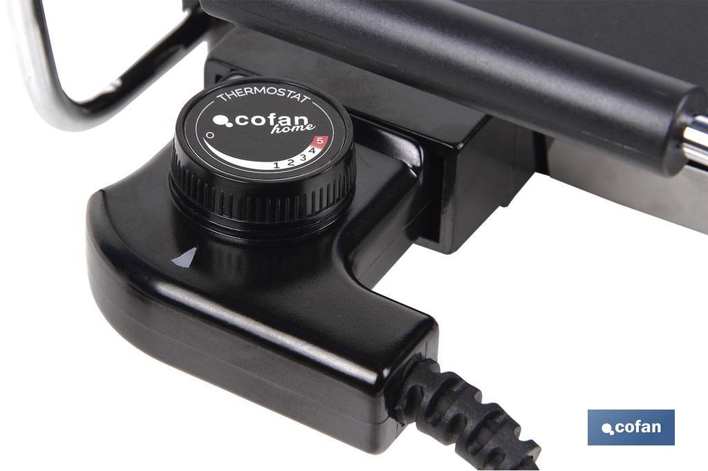 PLANCHA DE ASAR ELECTRICA 2000W 45 X 25 X 7 CM