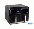 Freidora de aire dual | Pantalla táctil | 8 programas preestablecidos | Acabado inteligente | Capacidad: 8 litros | Potencia: 1700 W