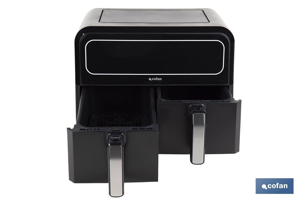 FREIDORA DE AIRE DUAL 8 L 1700 W