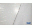 PROTECTOR DE MESA DE  PVC BLANCO 1,40 x 50  m