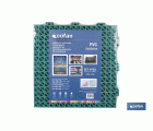 SET DE 4 UDS. LOSETA ALVEOLADA VERDE DE PVC 33 X 33 X 2 CM
