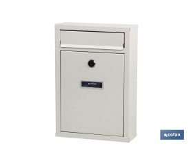 BUZÓN CORREO EXTERIOR VERDE MODELO LETTER 320X215X85MM