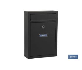 BUZÓN CORREO EXTERIOR VERDE MODELO LETTER 320X215X85MM