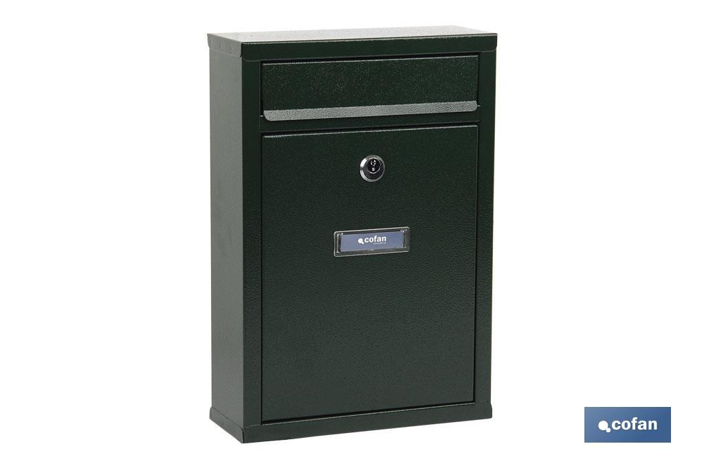 BUZÓN CORREO EXTERIOR BLANCO MODELO LETTER 320X215X85MM