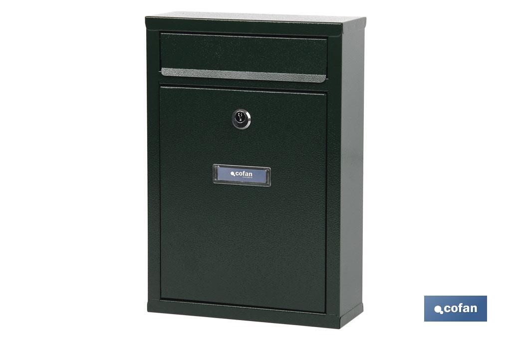 BUZÓN CORREO EXTERIOR BLANCO MODELO LETTER 320X215X85MM