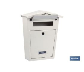 BUZÓN CORREO EXTERIOR NEGRO MODELO GARDEN 360X290X105MM