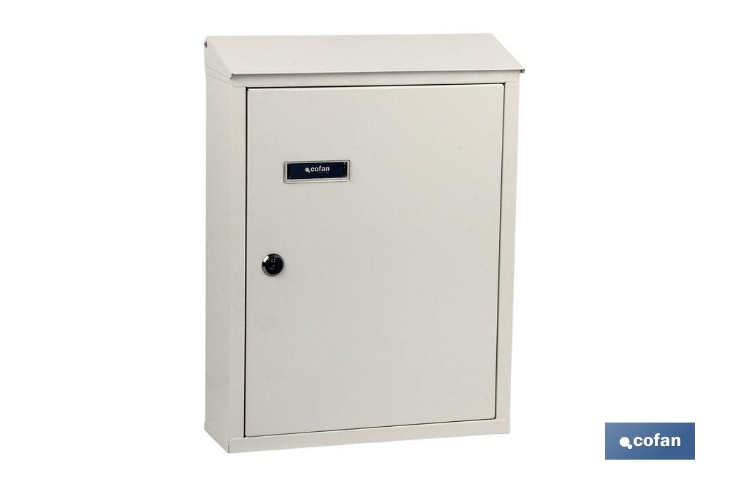 BUZÓN CORREO EXTERIOR BLANCO MODELO POST 385X290X100MM
