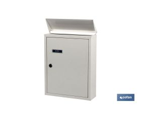 BUZÓN CORREO EXTERIOR BLANCO MODELO POST 385X290X100MM