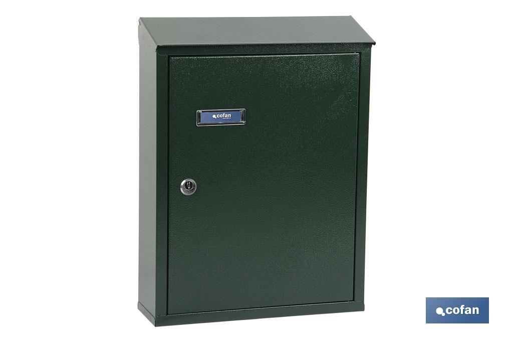 BUZÓN CORREO EXTERIOR BLANCO MODELO POST 385X290X100MM