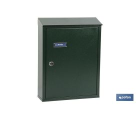 BUZÓN CORREO EXTERIOR BLANCO MODELO POST 385X290X100MM