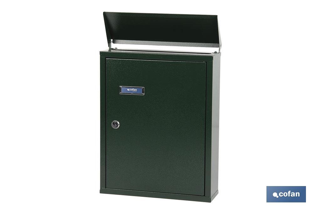 BUZÓN CORREO EXTERIOR BLANCO MODELO POST 385X290X100MM