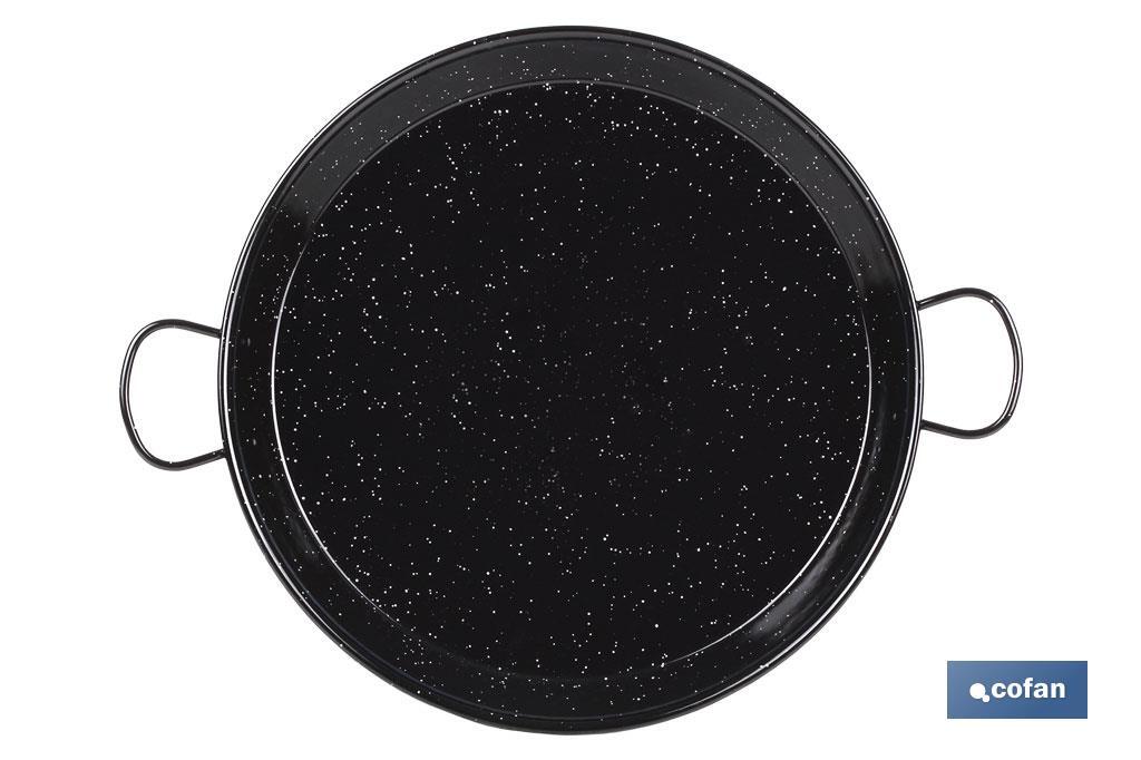 PAELLERA ACERO ESMALTADA Ø10cm