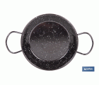 PAELLERA ACERO ESMALTADA Ø10cm