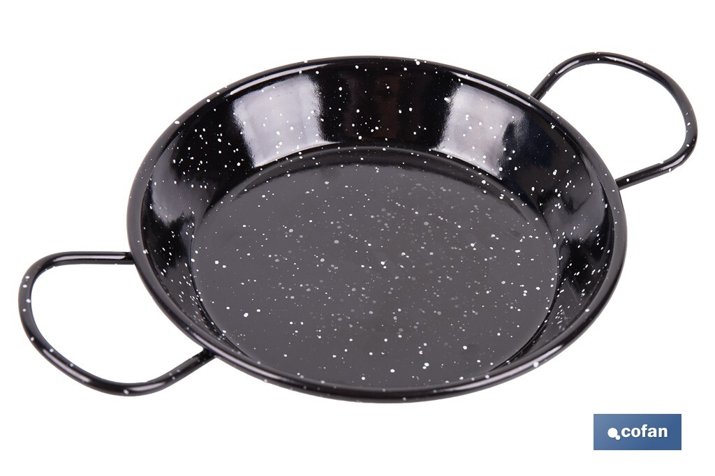 PAELLERA ACERO ESMALTADA Ø10cm