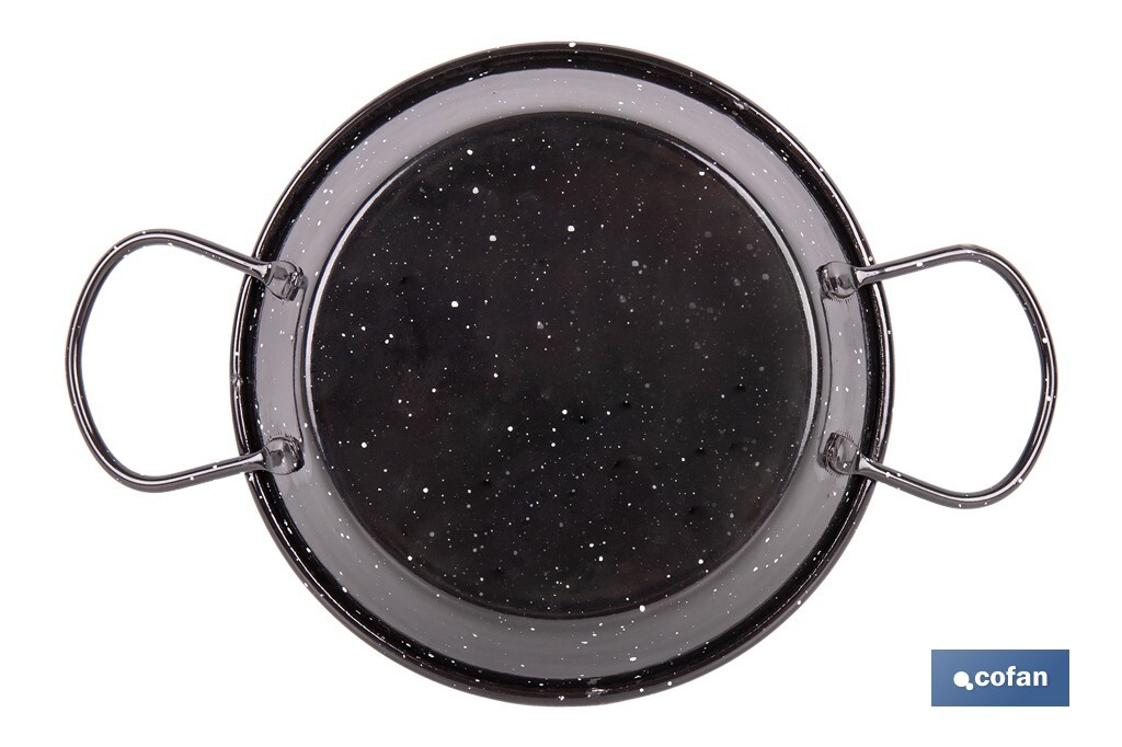 PAELLERA ACERO ESMALTADA Ø10cm