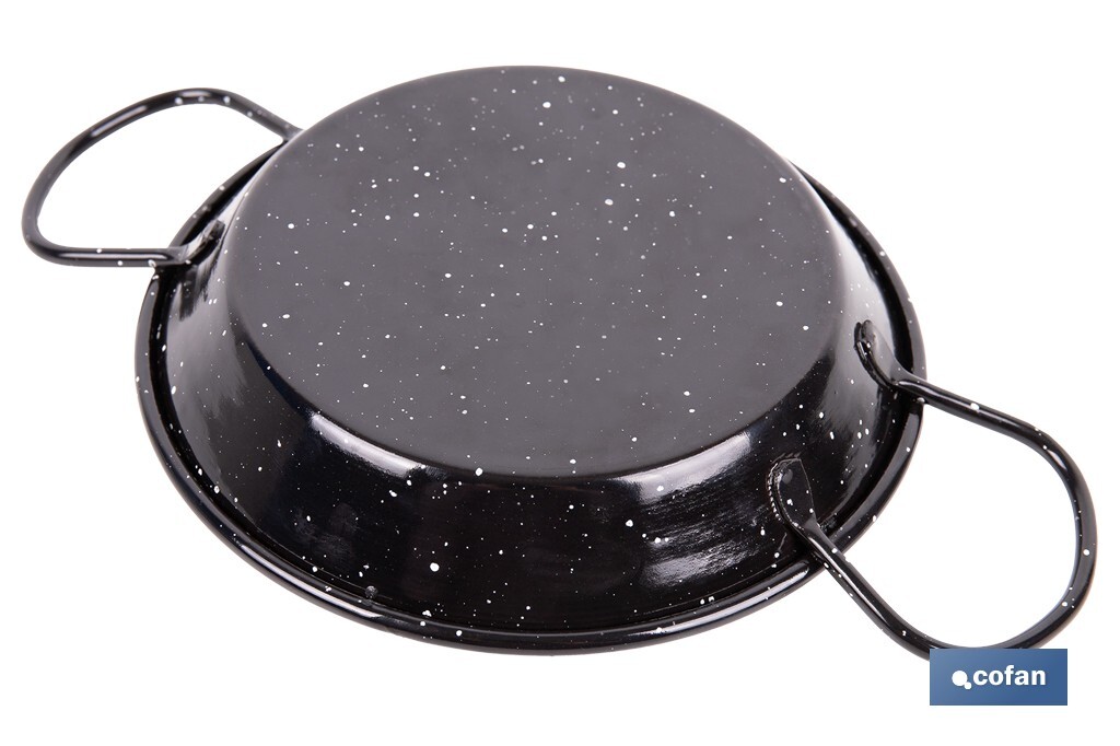 PAELLERA ACERO ESMALTADA Ø10cm