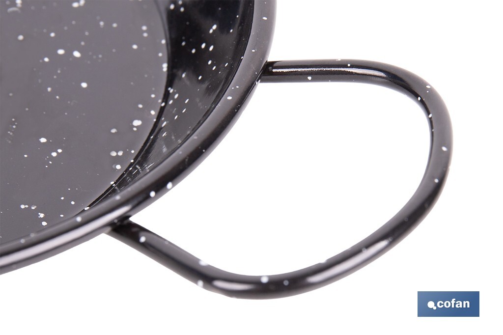 PAELLERA ACERO ESMALTADA Ø15cm