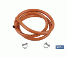 Kit de Gas Butano con Abrazaderas | Tubo flexible de 1,5 | En Color Naranja