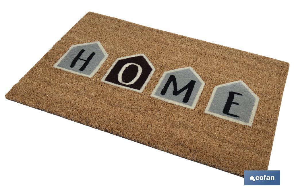 FELPUDO INTERIOR COCO FLOQUEADO 40 X 60 X 1.60 cm (HOME)