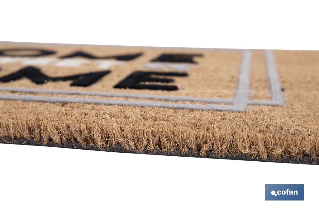 FELPUDO INTERIOR COCO FLOQUEADO 40 X 60 X 1.60 cm (HOME)