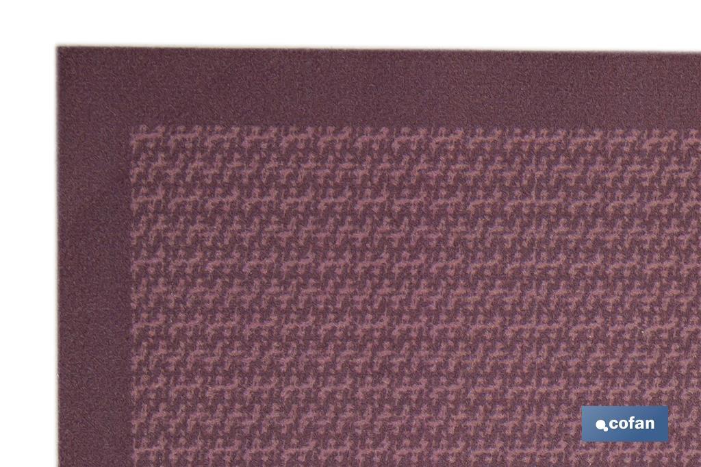 FELPUDO  ROJO 50x70cm