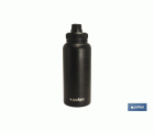 Botella Extreme Deportiva | Color Negro | Capacidad: 550 ml o 950 ml