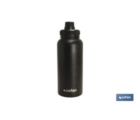 Botella Extreme Deportiva | Color Negro | Capacidad: 550 ml o 950 ml